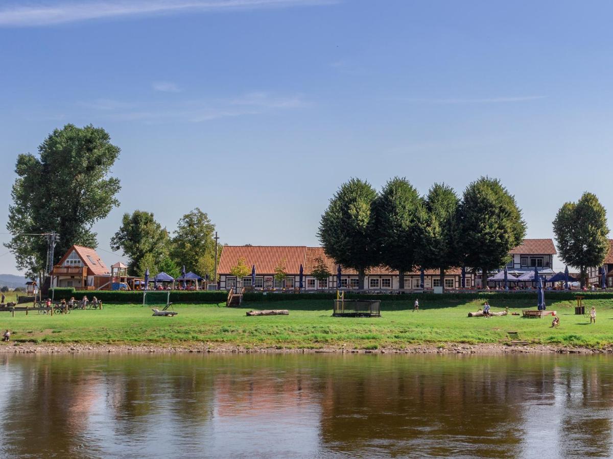 Hotel Grohnder Faehrhaus Emmerthal エクステリア 写真